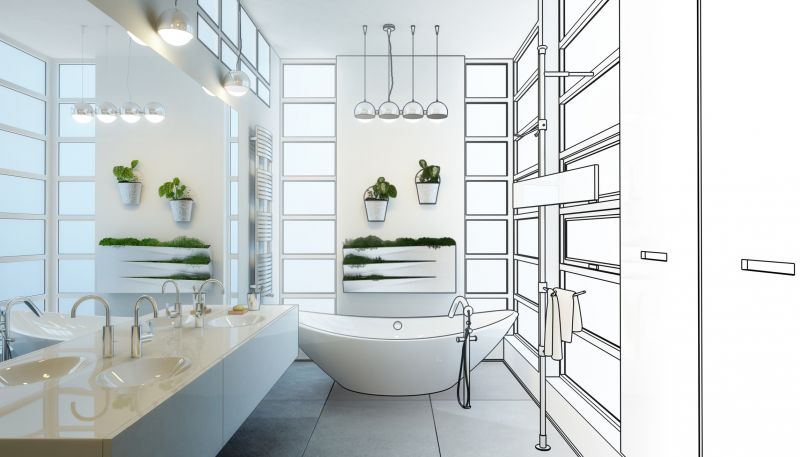 Integrated Bathtub and Shower Design